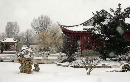 园林雪景