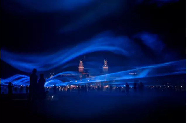 大数据与光艺术作品