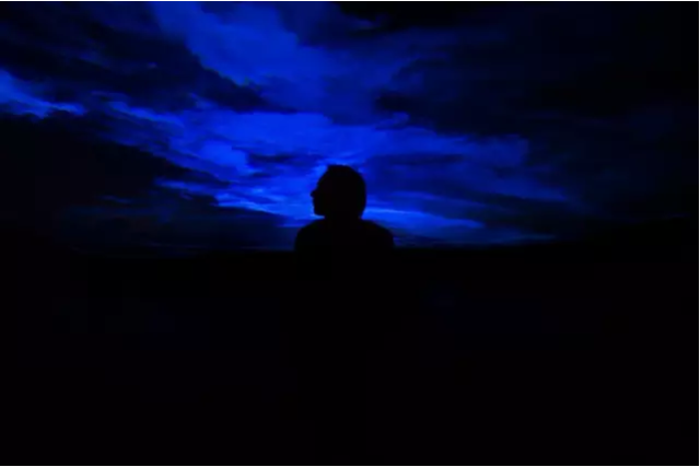 大数据与光艺术作品