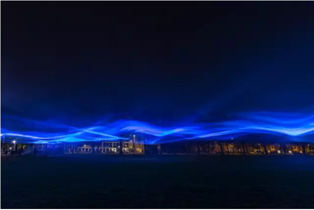 大数据与光艺术作品