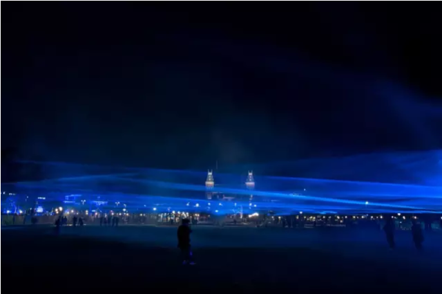 大数据与光艺术作品