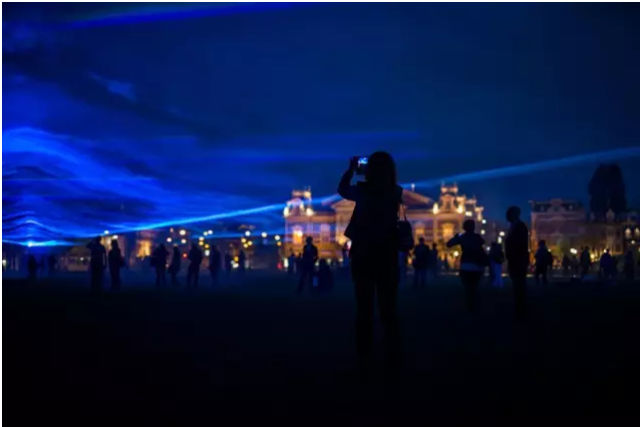 大数据与光艺术作品