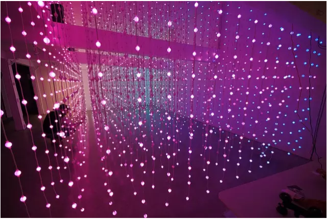 大数据与光艺术作品