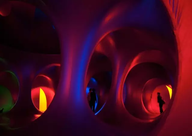 大数据与光艺术作品