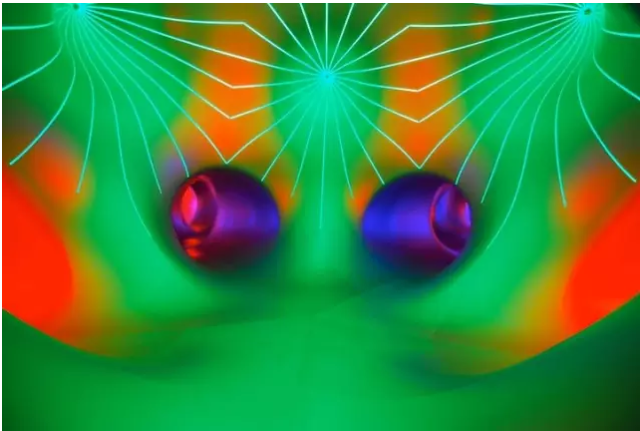 大数据与光艺术作品