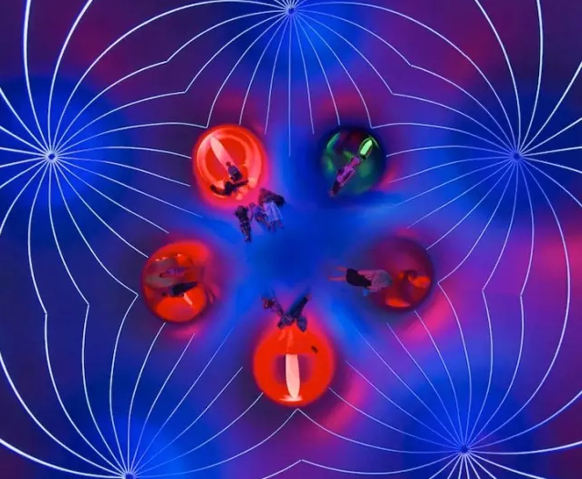 大数据与光艺术作品