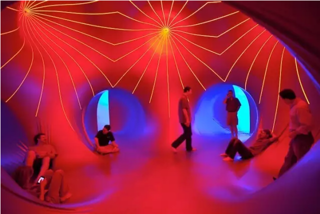 大数据与光艺术作品