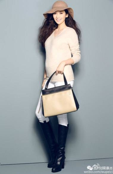 明星怀孕身材依然苗条,秘诀就一个字!-怀孕期