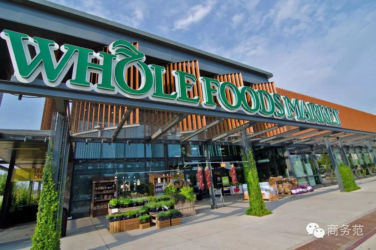 whole foods market 是美国一家非常有名的连锁超市.