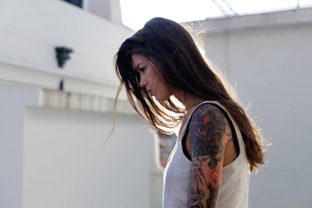 摄影师兼模特Ira Chernova的甜美纹身