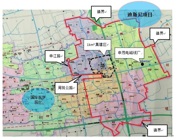 服务迪士尼区域扩区发展,浦东新区启动实施周浦镇申江路以东区域