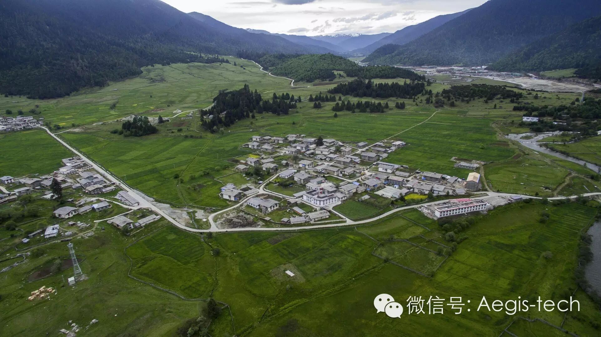 精靈3西巡】之一 航拍西藏 魯朗林海-扎西崗村