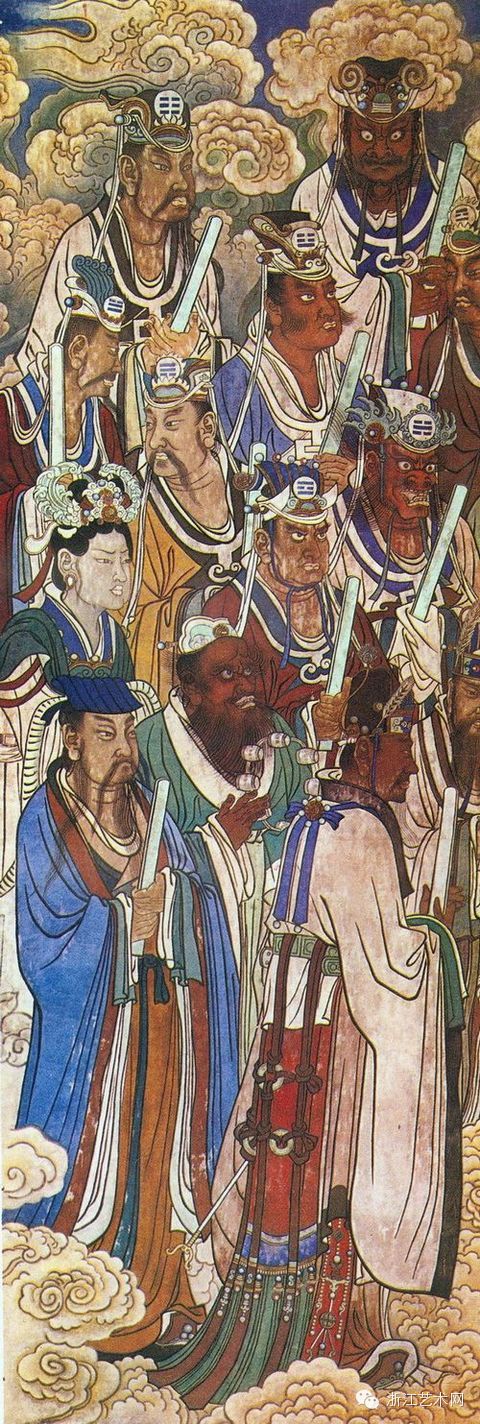 永乐宫壁画《朝元图》(附壁画全景图) - 醉墨 - 醉墨的博客 永乐宫壁画《朝元图》(附壁画全景图) - 张波 - 张波的艺术空间