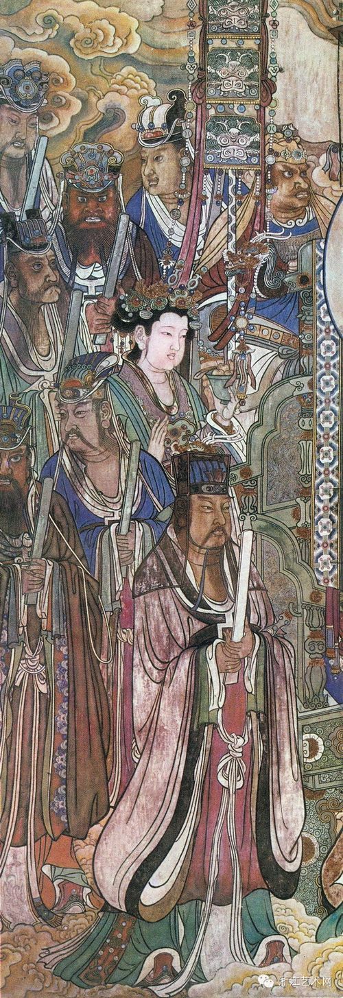 永乐宫壁画《朝元图》(附壁画全景图) - 醉墨 - 醉墨的博客 永乐宫壁画《朝元图》(附壁画全景图) - 张波 - 张波的艺术空间