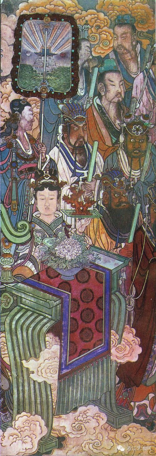 永乐宫壁画《朝元图》(附壁画全景图) - 醉墨 - 醉墨的博客 永乐宫壁画《朝元图》(附壁画全景图) - 张波 - 张波的艺术空间