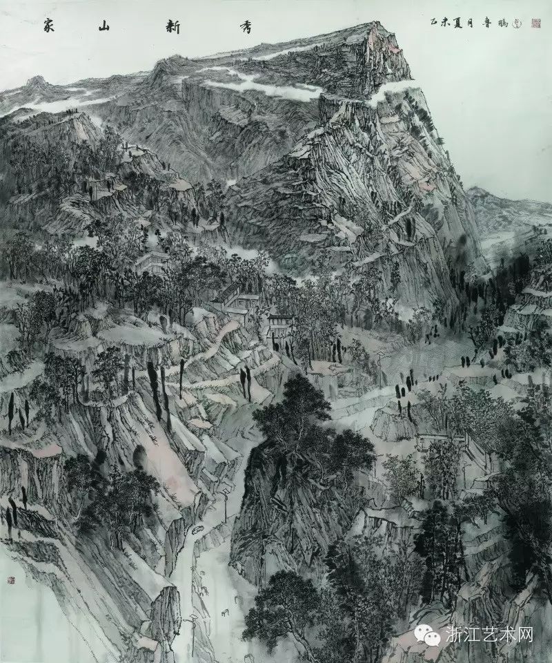 "公望山居·美术报2015中国山水画创作大赛暨优秀作品展"获奖及入选