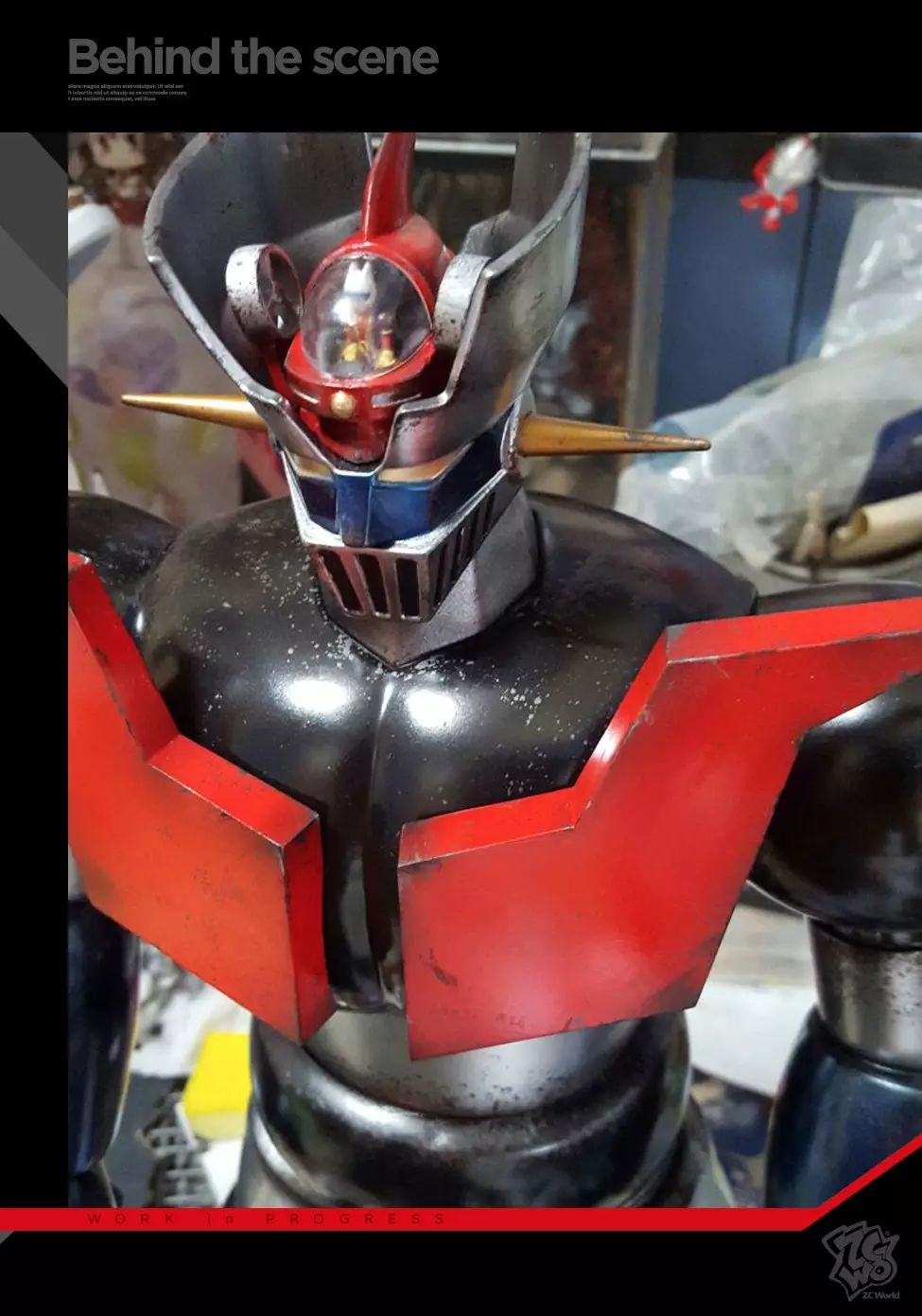 zcwo x 永井豪:60cm高-mazingerz 铁甲万能侠