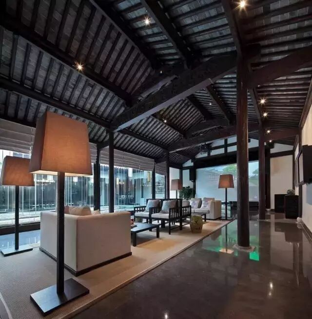 中式︱新中式室内建筑 · 木结构