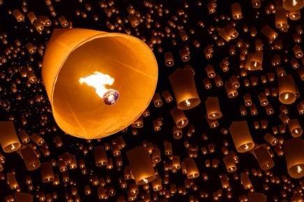 走马观灯 | 如此招摇的孔明灯洒满天空......乱了星星, 气走月亮