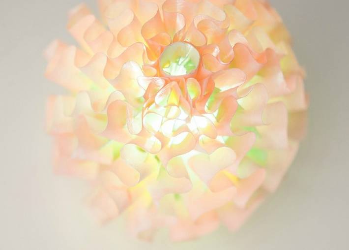 走马观灯 | 灯开即花开，以花为主题，纸材与灯光相互映耀