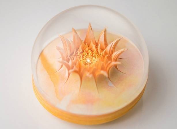 走马观灯 | 灯开即花开，以花为主题，纸材与灯光相互映耀