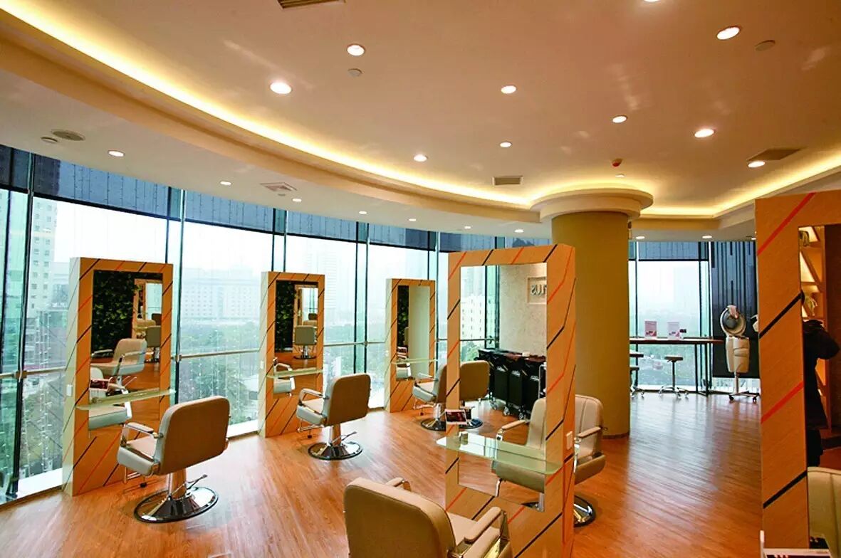 光之秀美 | 上海曼都美发中心因莹辉照明LED's PRO更温馨、恬美