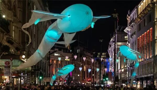 带你遨游伦敦梦幻灯光节