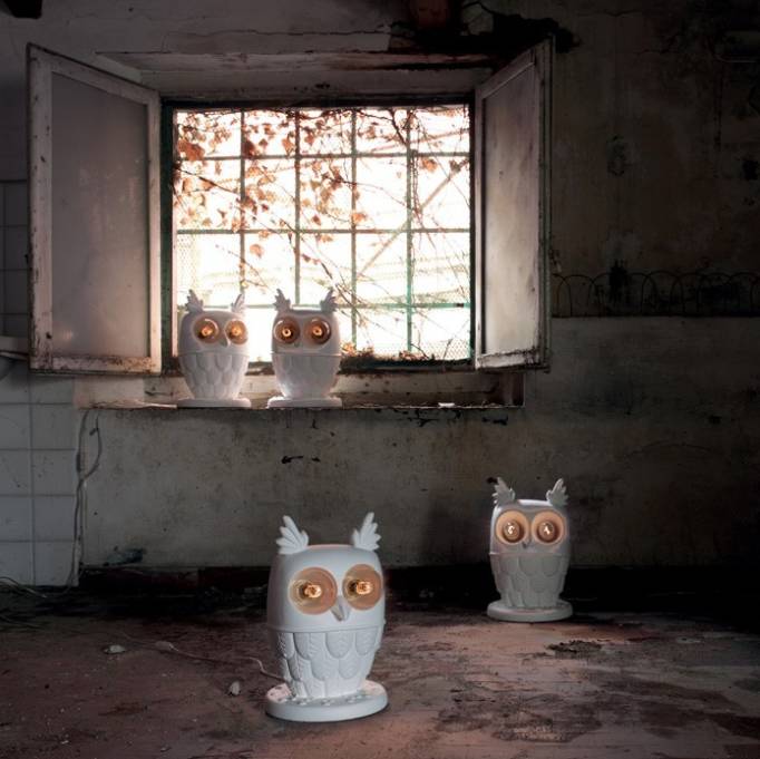 走马观灯 | 让人脑洞大开的猫头鹰壁灯，也太呆萌可爱了吧！
