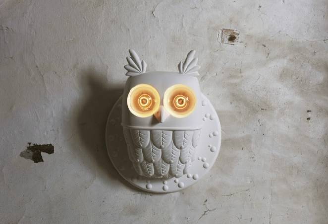 走马观灯 | 让人脑洞大开的猫头鹰壁灯，也太呆萌可爱了吧！