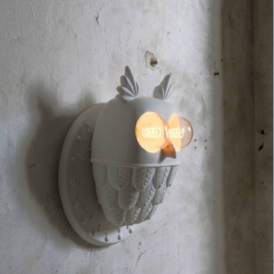 走马观灯 | 让人脑洞大开的猫头鹰壁灯，也太呆萌可爱了吧！