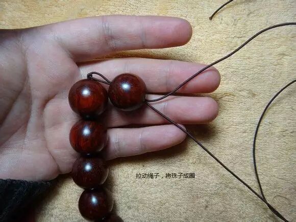 博昇玉道：最实用串珠子的方法和牢固打结法