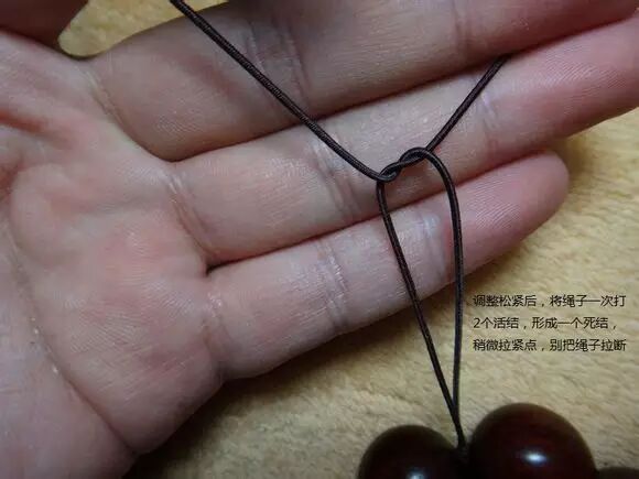 博昇玉道：最实用串珠子的方法和牢固打结法