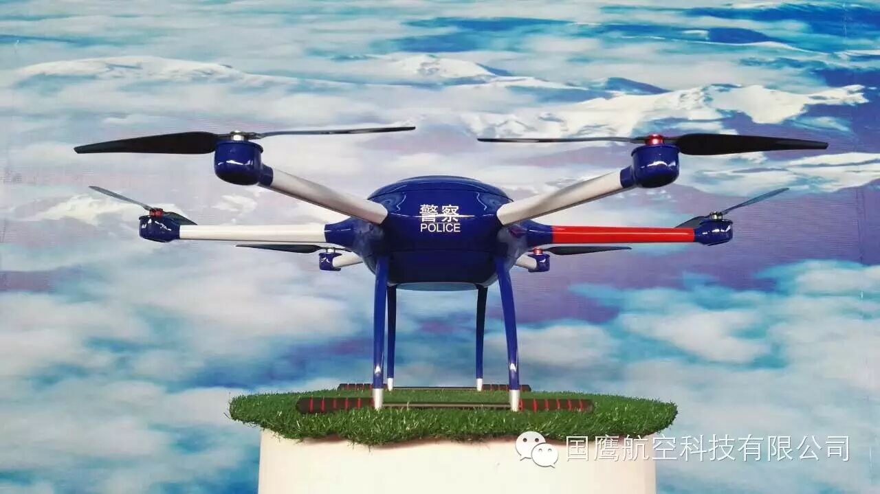 國(guó)鷹航空首批20架警用六軸無人機(jī)GY800A即將正式生產(chǎn)完成，投入市場(chǎng)