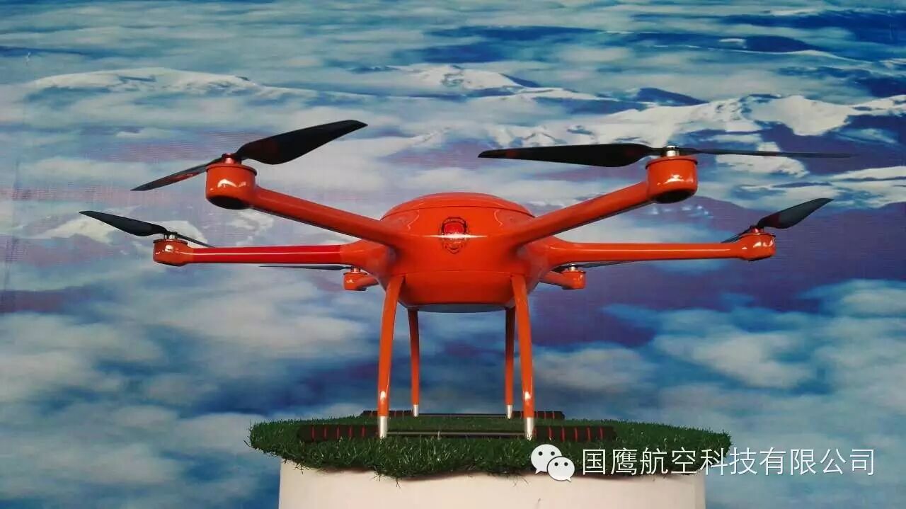 國(guó)鷹航空首批20架警用六軸無人機(jī)GY800A即將正式生產(chǎn)完成，投入市場(chǎng)