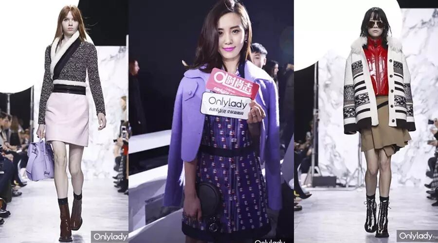 刘诗诗大婚在即Carven跑秀 和T台麻豆“撞衫”比美