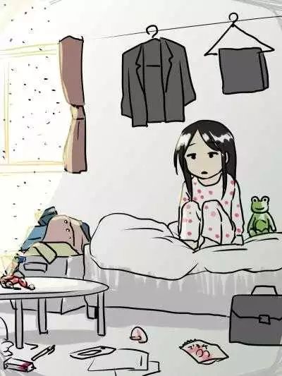 【漫画】单身女白领的日常:我要写个惨字!
