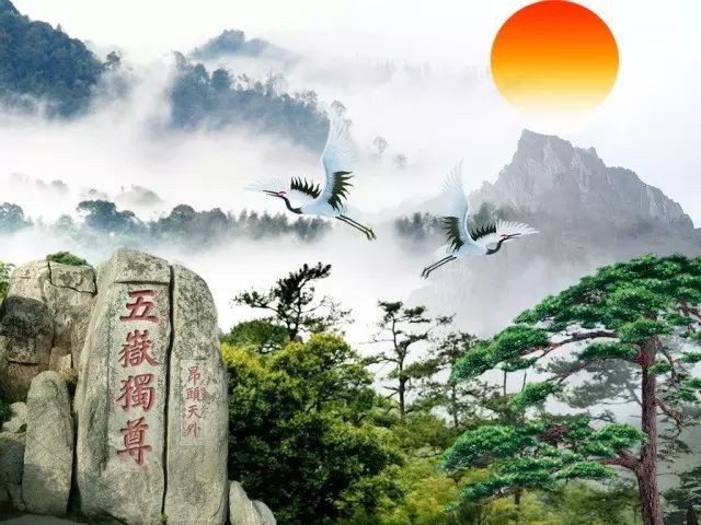 凌晨00:00左右抵达泰山后,从红门步行登泰山,观泰山四大奇观之一旭日