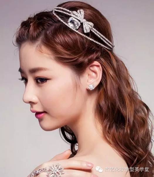 比刘诗诗更美的优雅韩式新娘发型!