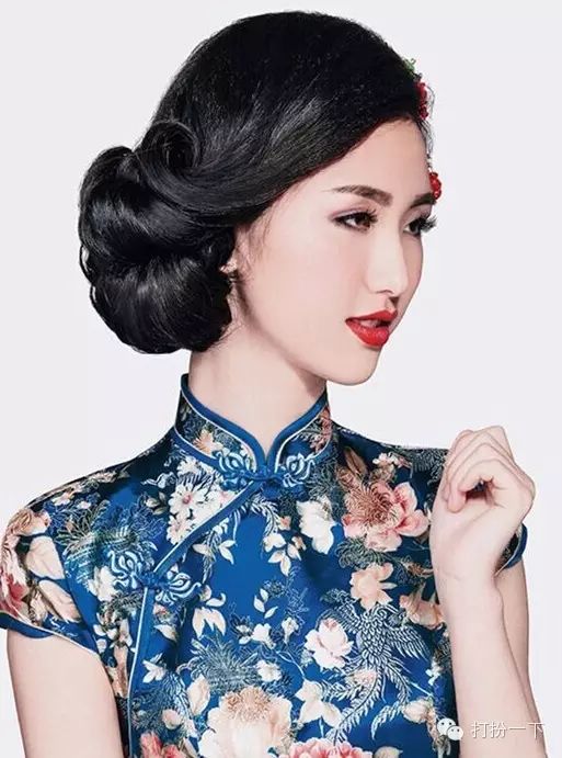 不过,一款合适的旗袍发型,更能帮助你将旗袍穿出真正的韵味.