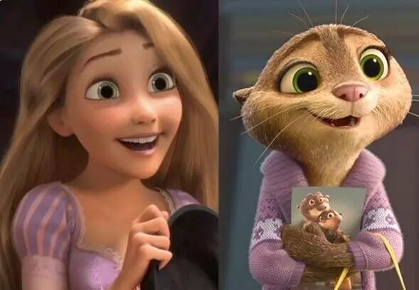 除了王思聪,这些明星还和《疯狂动物城》的卡通人物疯狂...