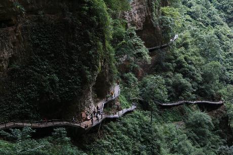 发现神龙峡之美—环山栈道_重庆南川神龙峡_新浪博客