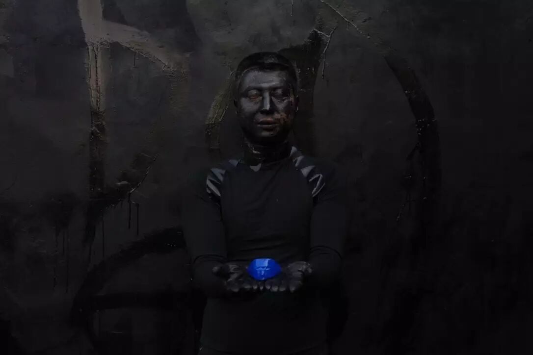 蓝色  吴健  当代艺术半天展