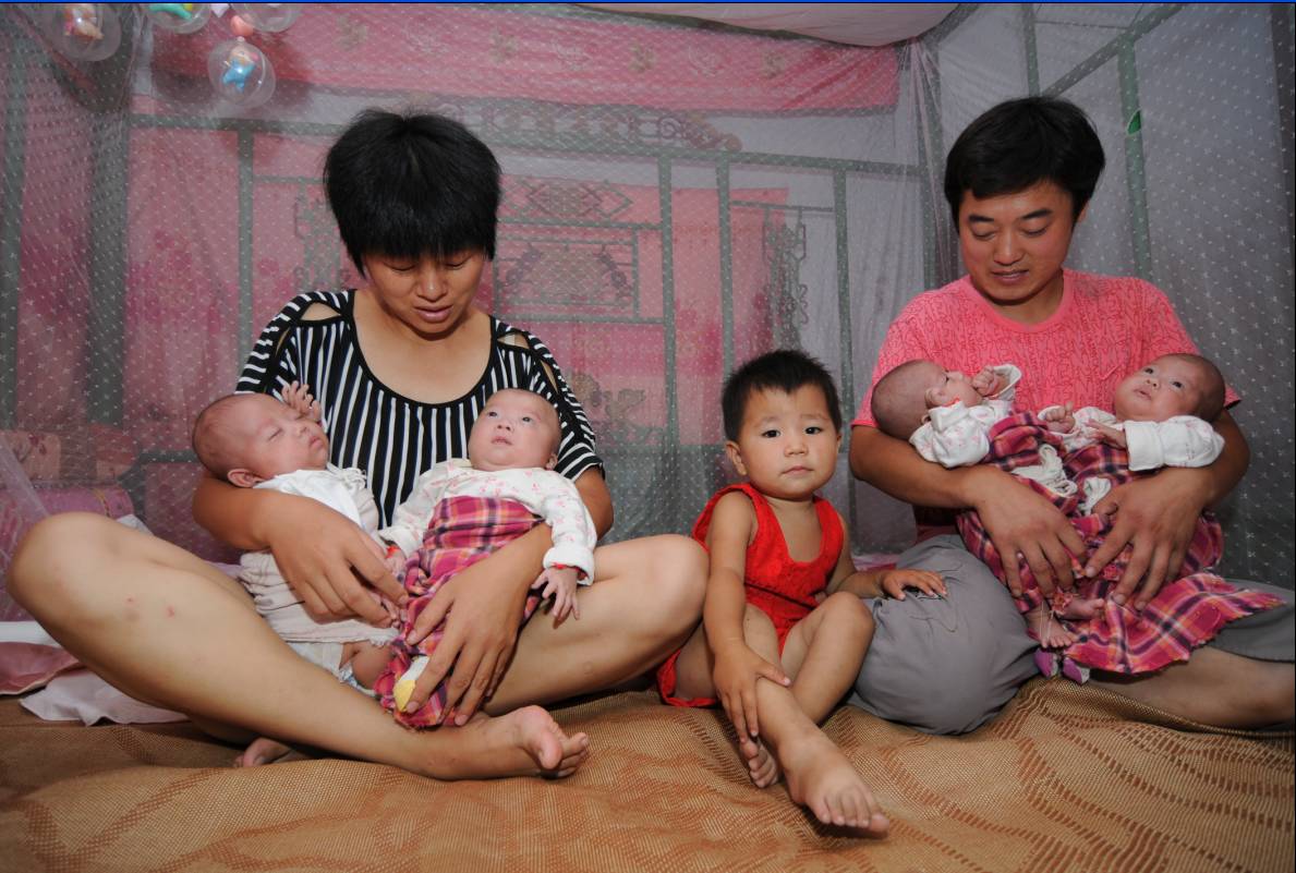 东明县陆圈镇有户人家,本来想要二胎,结果一下来了四个-怀孕期