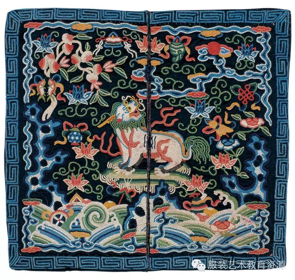 刺綉 中国美術 清時代 官服补子 刺綉 中国美術 清時代 官服补子 刺綉 中国美術 清時代 官服补子