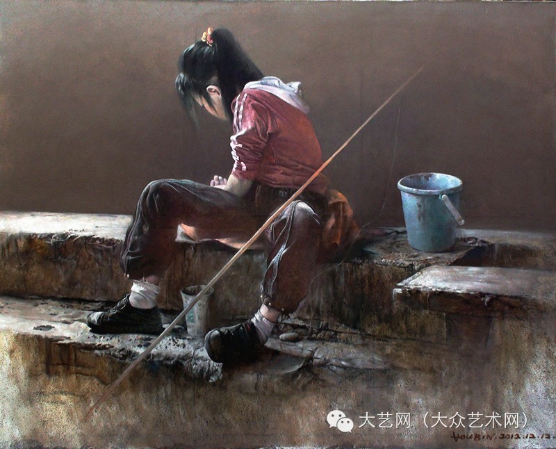 [转载]著名油画家侯滨写实主义油画作品欣赏