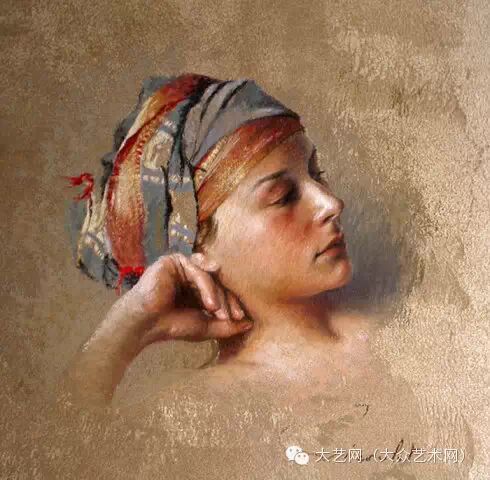 法国色粉笔女画家娜赛利亚·皮柯莱作品欣赏（文字原创） - 吴锡安（亚亚） - 吴锡安的博客（亚亚）