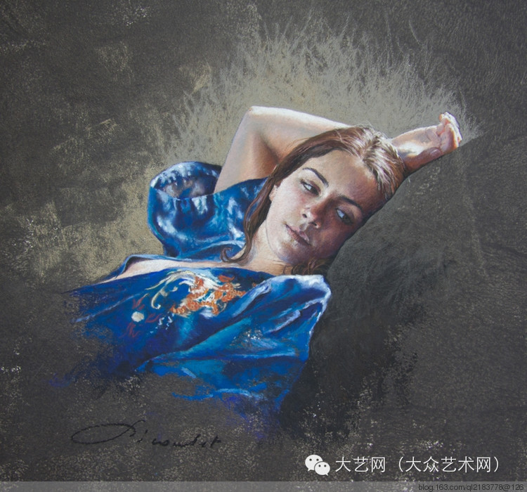 法国色粉笔女画家娜赛利亚·皮柯莱作品欣赏（文字原创） - 吴锡安（亚亚） - 吴锡安的博客（亚亚）