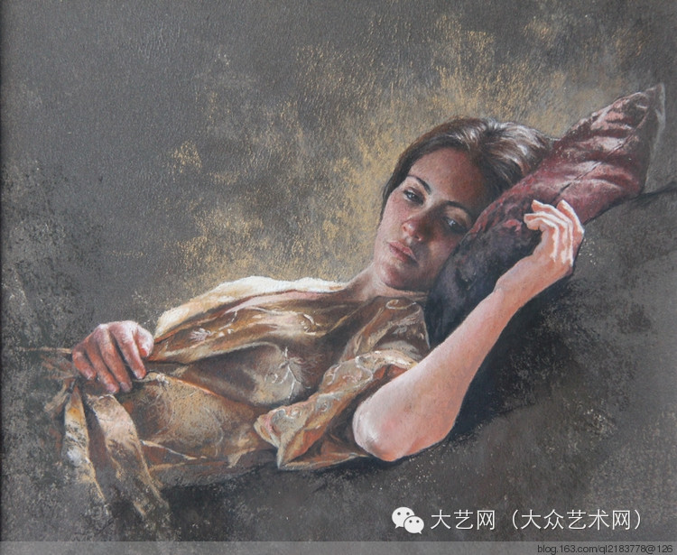 法国色粉笔女画家娜赛利亚·皮柯莱作品欣赏（文字原创） - 吴锡安（亚亚） - 吴锡安的博客（亚亚）