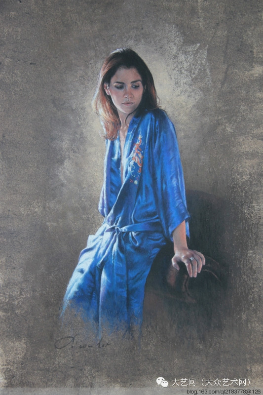 法国色粉笔女画家娜赛利亚·皮柯莱作品欣赏（文字原创） - 吴锡安（亚亚） - 吴锡安的博客（亚亚）