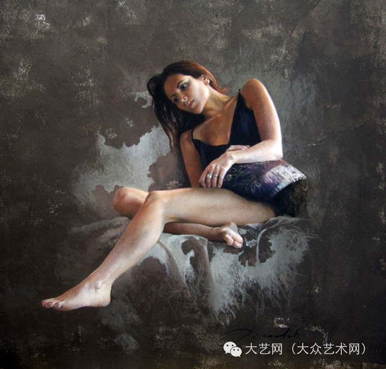 法国色粉笔女画家娜赛利亚·皮柯莱作品欣赏（文字原创） - 吴锡安（亚亚） - 吴锡安的博客（亚亚）